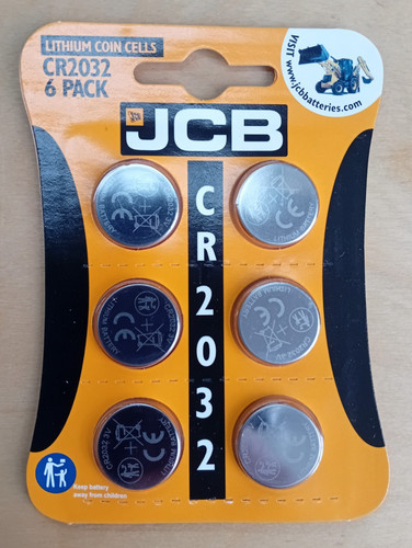 Jcb cr2032 3v lithium - jcb,