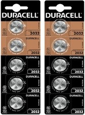 10x Duracell CR2032 3V Lithium