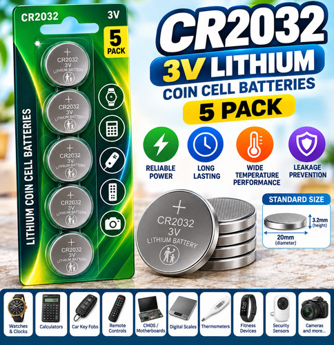 Cr2032 battery lithium coin - lithium,