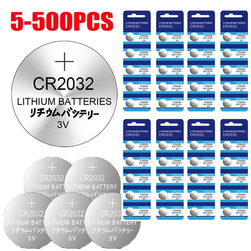 500x cr2032 lithium - coin, cell