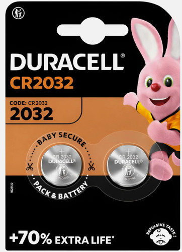 2032 duracell 3v - x,