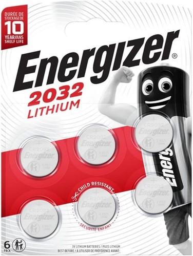 Cr2032 6bl energizer batteries - cr2032,
