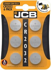 6x JCB CR2032 3V Lithium