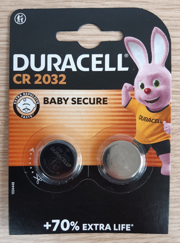 Duracell cr2032 lithium - 3v,