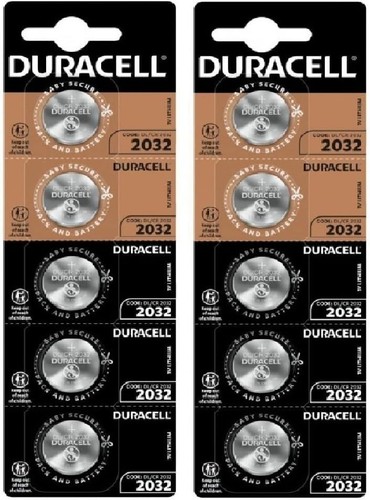 10x duracell cr2032 lithium - 10x,