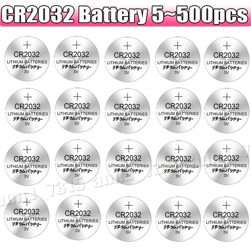 500pcs cr2032 battery lithium - cr2032,