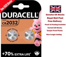 CR2032 Duracell Battery 2x