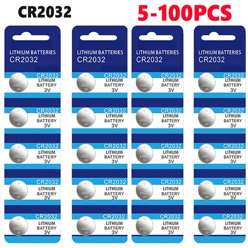 50x 100x cr2032 lithium coin - lithium,